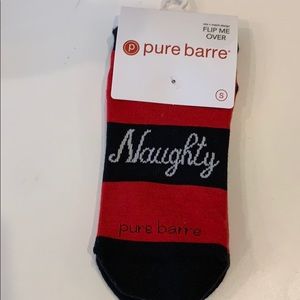 Naughty Nice Pure Barre Socks